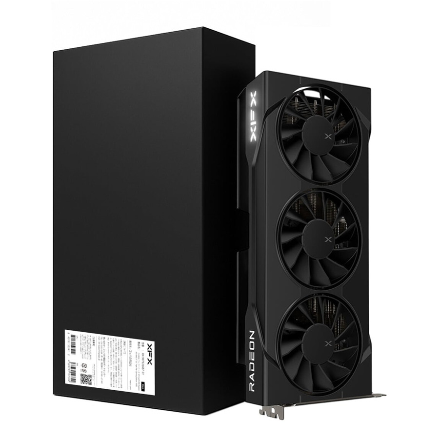 XFX Swift AMD Radeon™ RX 9060 XT OC Gaming Edition トリプルファン ブラック16GB【ブラックパッケージ】