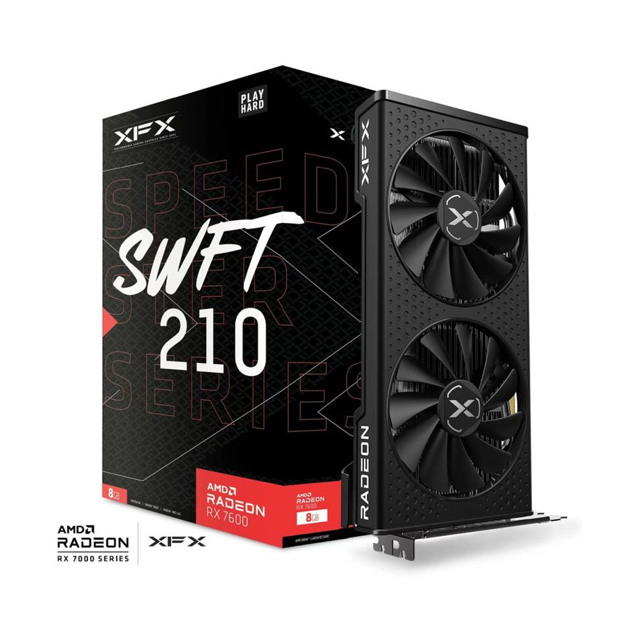 XFX SPEEDSTER SWFT 210 AMD Radeon™ RX 7600 Core Edition